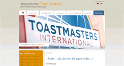 Desktop Screenshot of duesseldorfer-toastmasters.de
